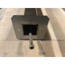 95cm Wassersäule Edelstahl 1/2 Zoll mit Schlauchhalter 1/2" AG-unterhalb