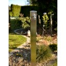 95cm Wassersäule Edelstahl 1/2 Zoll mit Schlauchhalter 1/2" AG-unterhalb