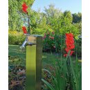 95cm Wassersäule Edelstahl 1/2 Zoll mit Schlauchhalter 1/2" AG-unterhalb