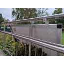Set Balkonhalter und universal Teleskop PV Modulträger ecoline