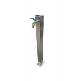 95cm Wassersäulen 3/4 Zoll Durchgangsbohrung nach hinten 3/4 Kugelhahn ohne Schlauchhalter