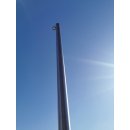 3 m Lichterkettenmast Rund 48,3mm Edelstahl