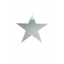 3er Set Weihnachtssterne aus Edelstahl, 46cm/34cm/22cm