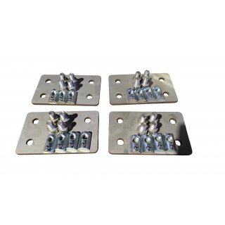 Knotenbleche Tragwerksverstärkung für Planfräsvorrichtung