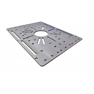 Planfräsvorrichtung für Oberfräsen 30x30mm Konstruktionsprofil 8x Nutgleiter Form B