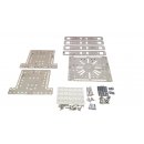 Planfräsvorrichtung für Oberfräsen 30x30mm Konstruktionsprofil 8x Nutgleiter Form B