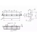 Planfräsvorrichtung für Oberfräsen 40x40mm...