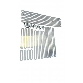 Treppenschablone Aluminium Stärke 4mm Länge 100mm-500mm  Komplettset