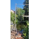 3 m Sonnensegelmast Rund 48,3mm