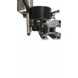 Planfräsvorrichtung für Oberfräsen 30x30mm Konstruktionsprofil 4x Nutgleiter Form B & 4x Laufrolle & 4x POM Gleiter