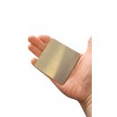 3mm Edelstahlplatte Quattro 78mm x 78mm